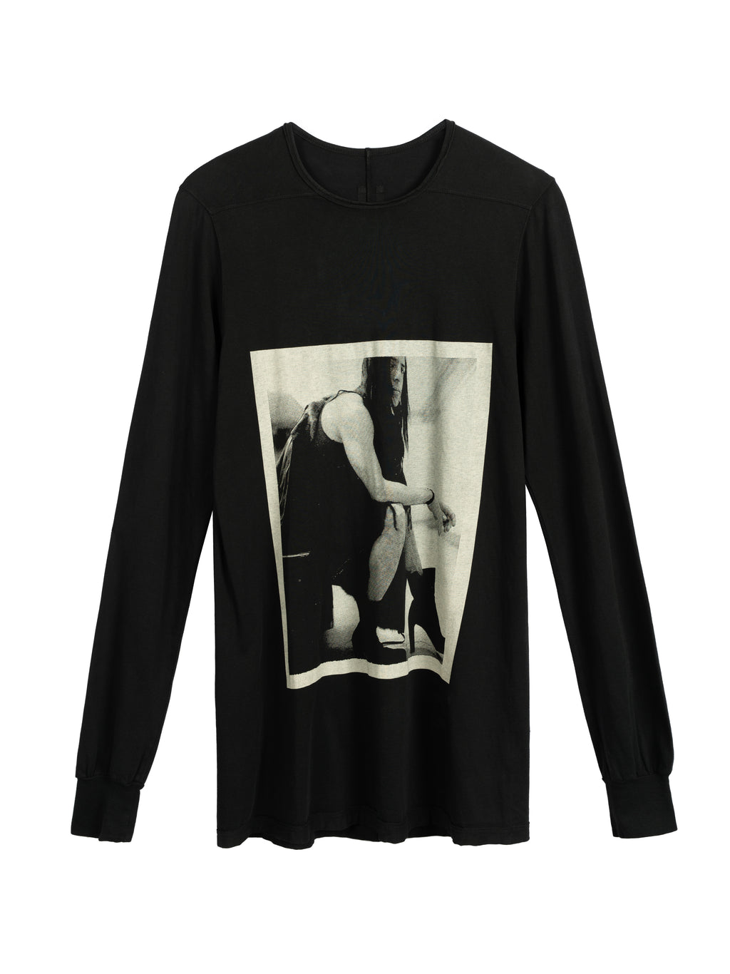 RICK OWENS DRKSHDW LONG SLEEVE LEVEL TEE / GRAPHIC TEE