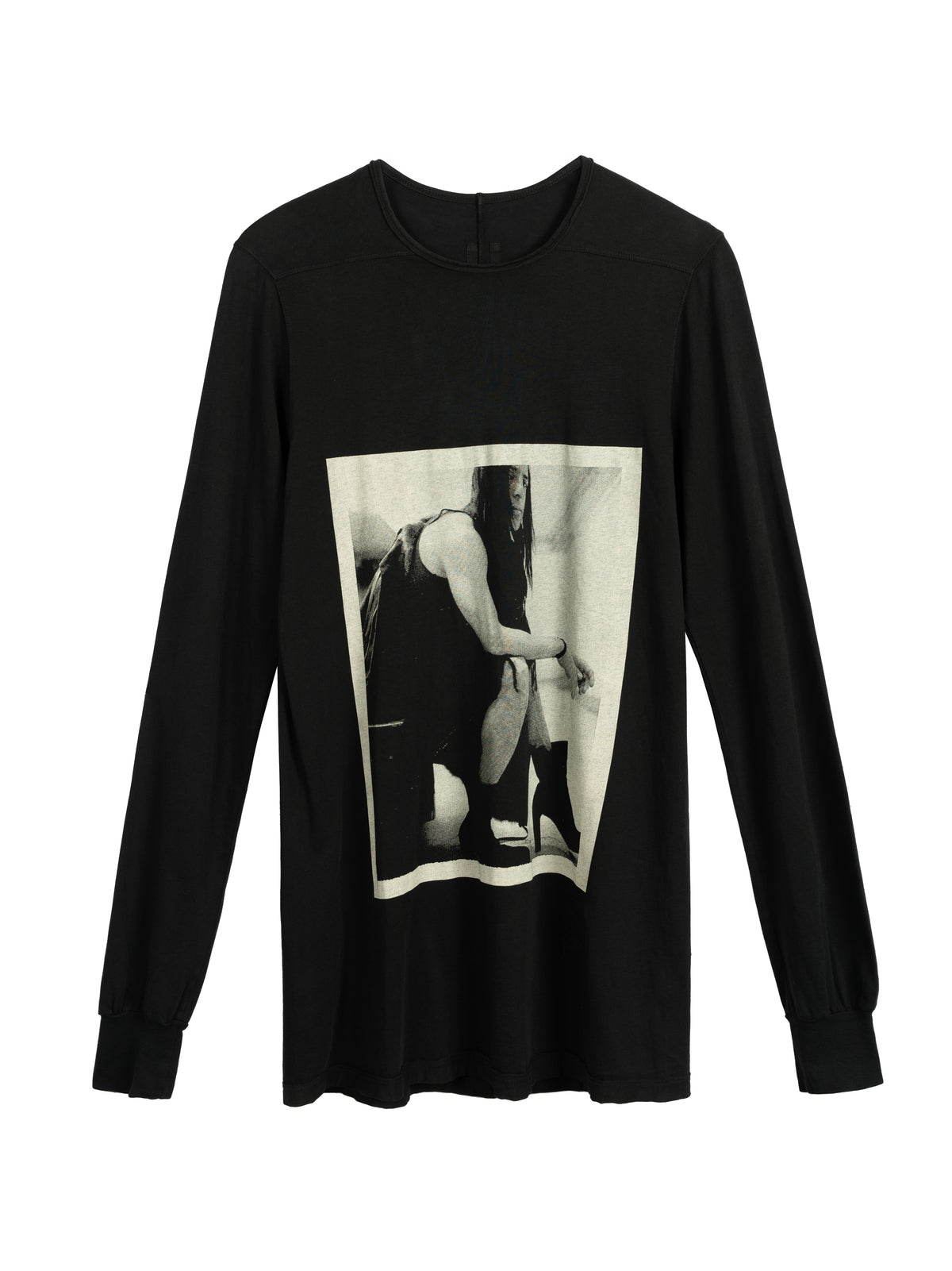 RICK OWENS DRKSHDW LONG SLEEVE LEVEL TEE / GRAPHIC TEE