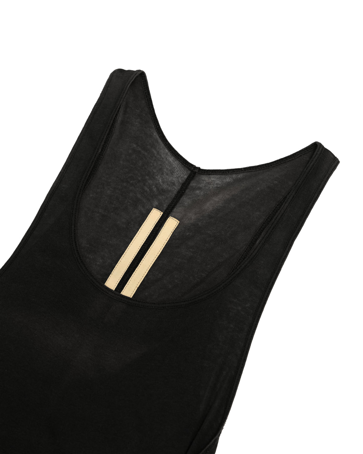 RICK OWENS RIBBED-KNIT TANKTOP