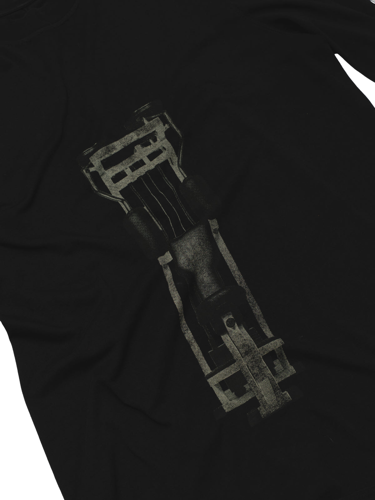 RICK OWENS  DRKSHDW SURF LONG SLEEVE TEE / GRAPHIC TEE