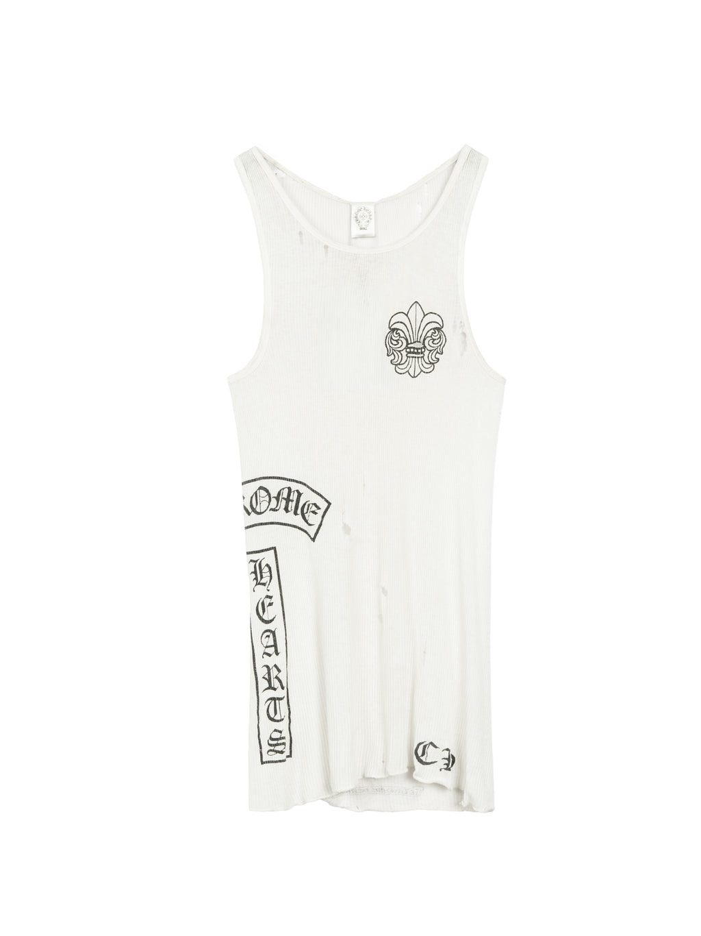 90s VINTAGE CHROME HEARTS TANK TOP T-BAR