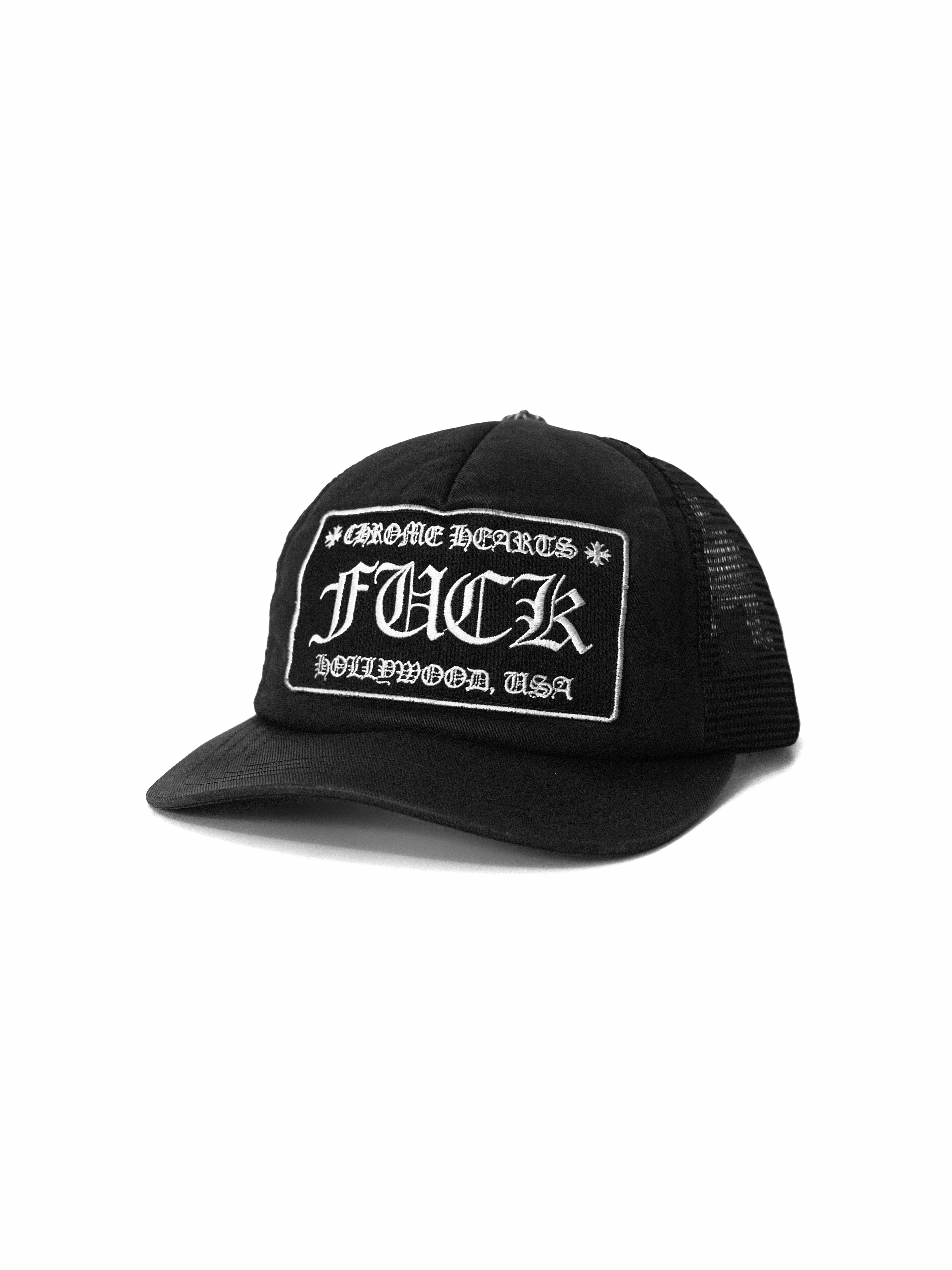 CHROME HEARTS FUCK TRUCKER CAP