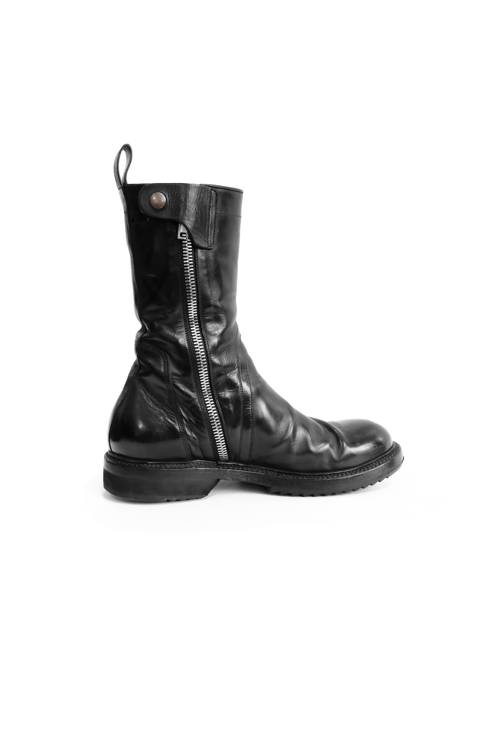 RICK OWENS ANFIBIO CREEPER COMBAT BOOTS AW2010
