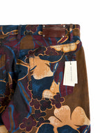 DRIES VAN NOTEN MULTICOLORED AUTUMN FLOWERS PANTS